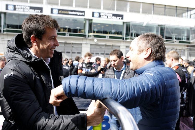 Toto Wolff und Gerhard Berger