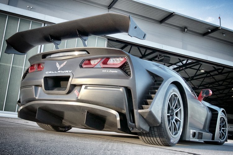 Dicker Heckflügel bei der Corvette C7 GT3-R