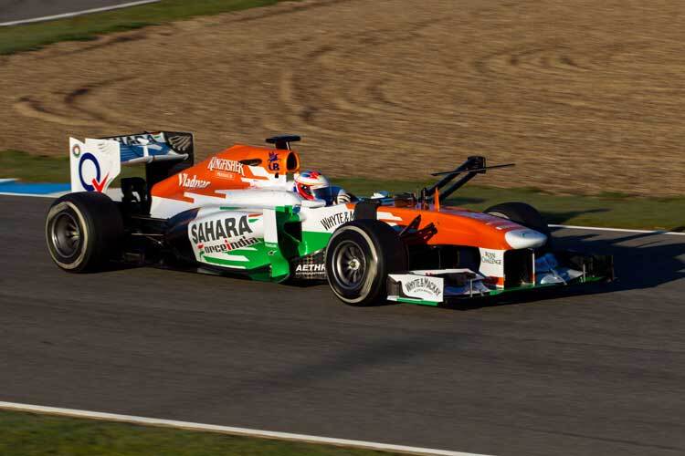 Force India Top in Jerez