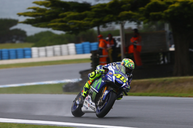 Valentino Rossi, nur Platz 6 im FP2