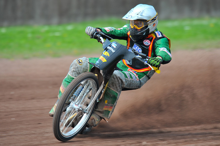 Martin Smolinski beim Langbahn-Training in Herxheim