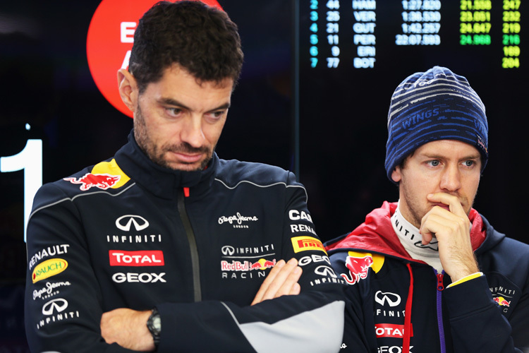 Guillaume «Rocky» Rocquelin mit Sebastian Vettel