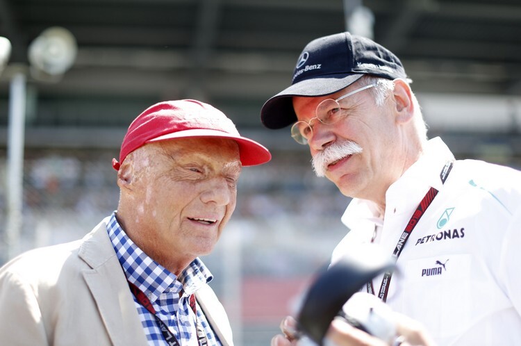 Dieter Zetsche mit Niki Lauda