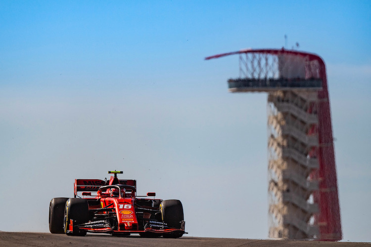 Charles Leclerc 2019 in Austin