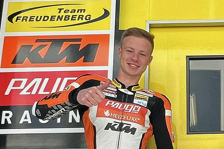 Jeffrey Buis hatte ich Oschersleben allen Grund zum Strahlen