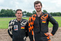 Kevin Hübsch (r.) und Michael Burger (l.) wurden B-Gespann-Master-Sieger 2016