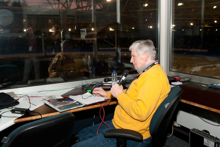 Klaus Witt vergangenes Wochenende beim Eisspeedway-GP in Assen