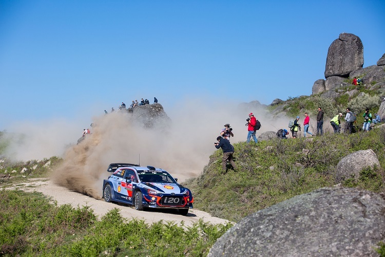 Thierry Neuville ist in Portugal stark