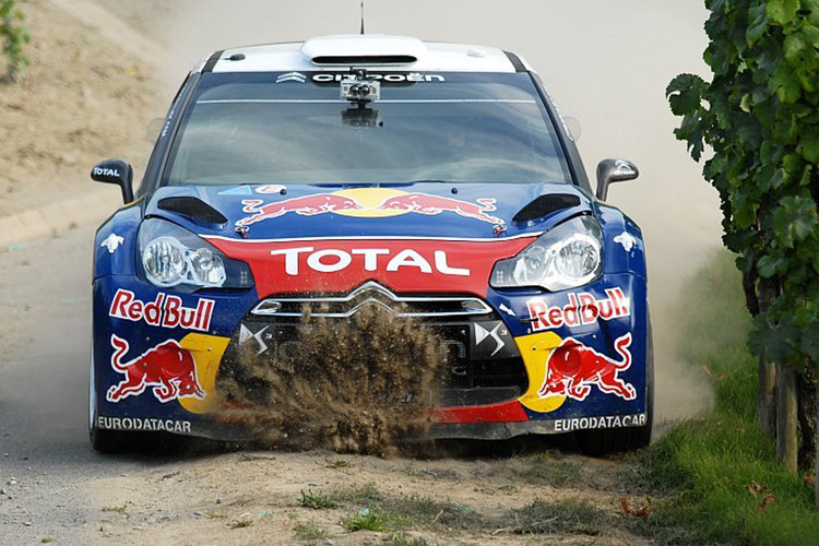 Citroën beim Test zur Rallye Deutschland