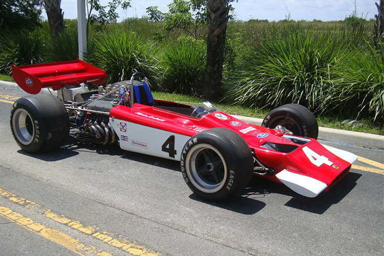 Der Lotus 70, mit dem Mario Andretti 1969 in Sebring fuhr