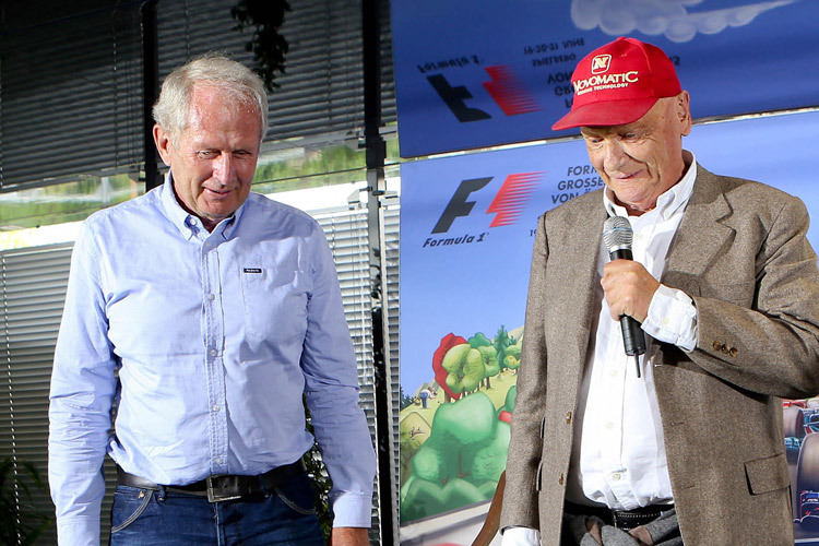 Helmut Marko und Niki Lauda