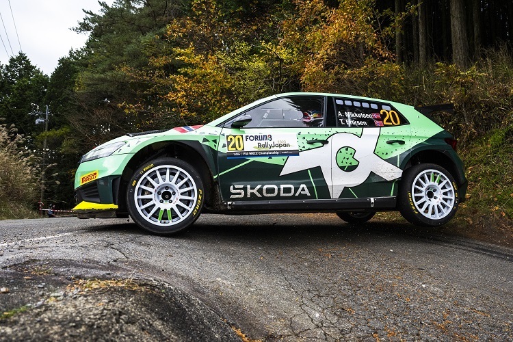 Titelgewinner Andreas Mikkelsen gewann auch in Japan die WRC2