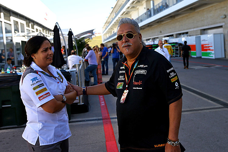 Sauber-Teamchefin Monisha Kaltenborn und Force India-Oberhaupt Dr. Vijay Mallya sind sich einig: Die kleineren Rennställe müssen einen grösseren Teil der Einnahmen bekommen