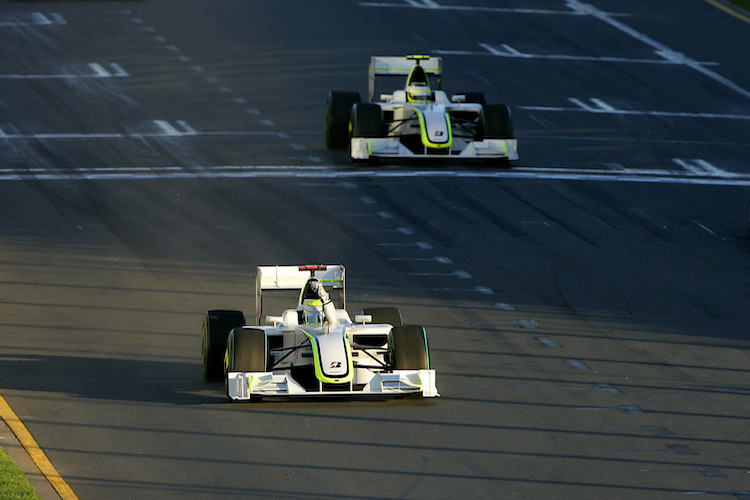 Melbourne 2009: Triumph für BrawnGP, mit Jenson Button vor Rubens Barrichello