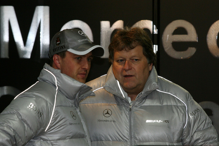 Wollen weiter zusammenarbeiten: Schumacher und Haug