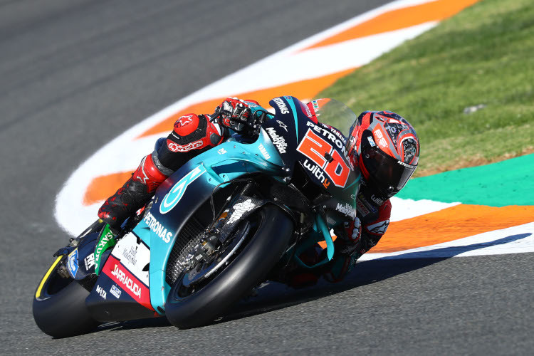 Fabio Quartararo beim Valencia-Test