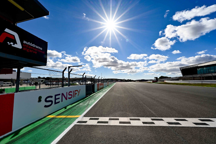 So strahlt heute die Sonne über dem «Autódromo Internacional do Algarve»
