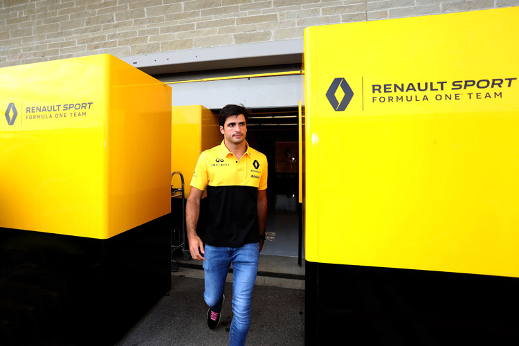 Carlos Sainz freut sich auf das erste Wochenende mit Renault