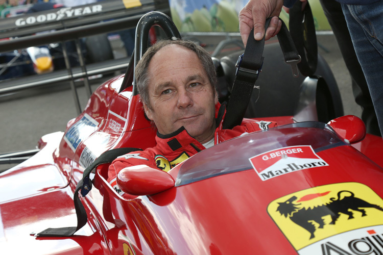 Gerhard Berger in seinem 1988er Ferrari am Red Bull Ring