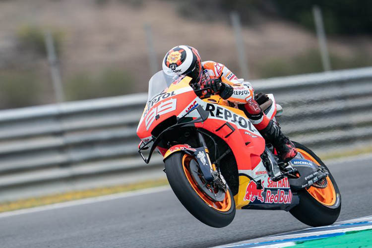 Jorge Lorenzo am Montag in Jerez