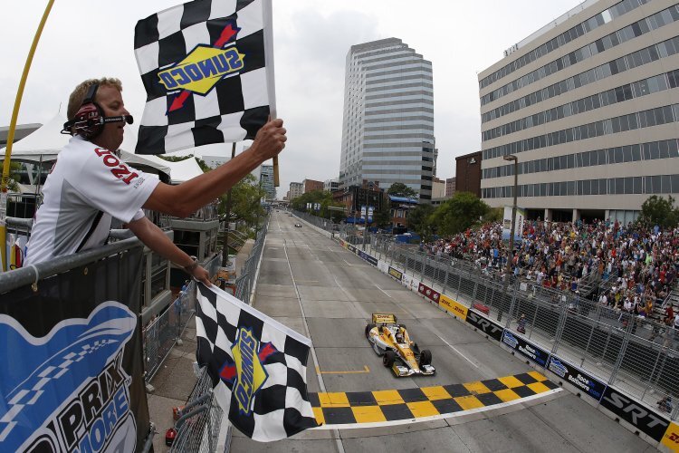 Ryan Hunter-Reay gewann einen wahren Krimi in Baltimore