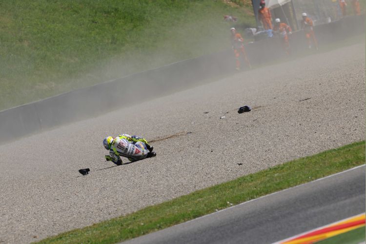 Rossi im Kiesbett: Genesung dauert lange