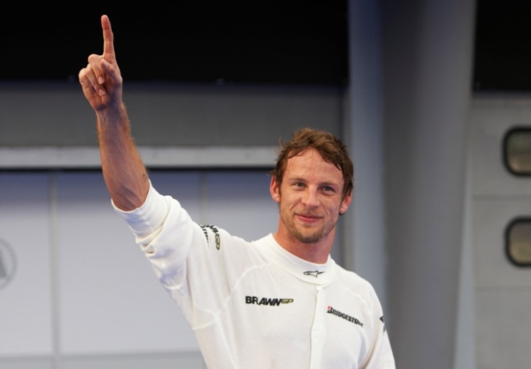 denn Jenson Button ist der Mann der Stunde
