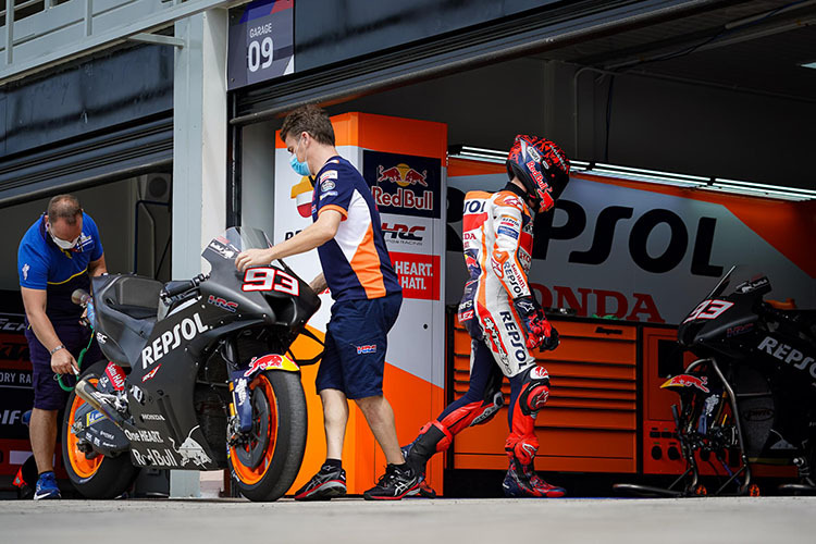 Marc Márquez beim Mandalika-Test