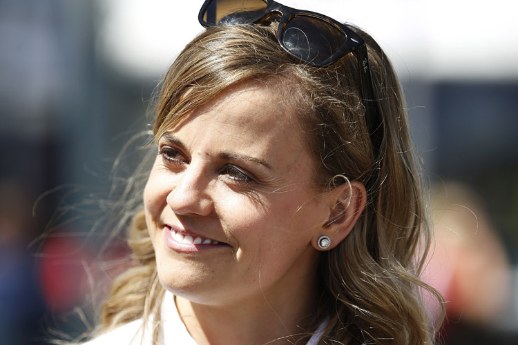 Susie Wolff: «eine gewisse Unvorhersehbarkeit gibt es immer, wie Lewis Hamiltons Sensoren-Problem am Morgen gezeigt hat»