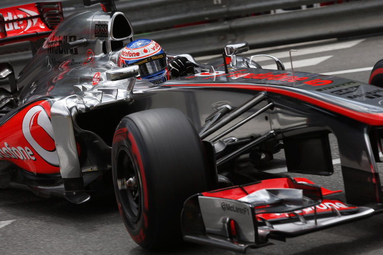 Vom Pech verfolgt: McLaren-Star Jenson Button in Monaco