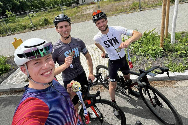 Jan-Ole Jähnig, Julian Puffe und Toni Finsterbusch (v.li)