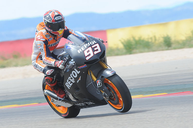 Marc Márquez: Test auf der Honda RC213V für die Saison 2014