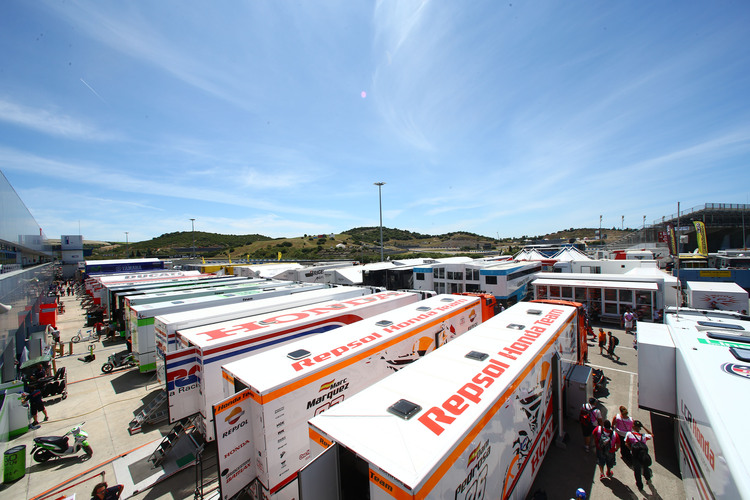 Jerez-GP 2014, strahlender Sonnenschein: Andulusien hat seine Reize