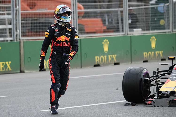 Daniel Ricciardo in Baku