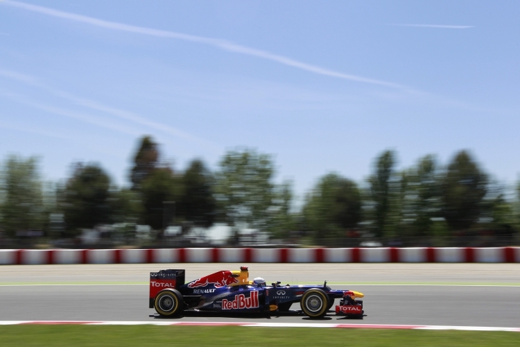 Sebastian Vettel fuhr am Samstagmorgen die Bestzeit