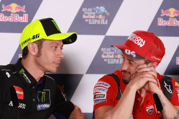 Valentino Rossi und Andrea Dovizioso