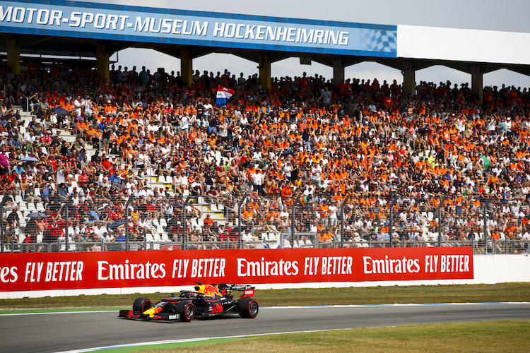 Max Verstappen vor seinen Fans