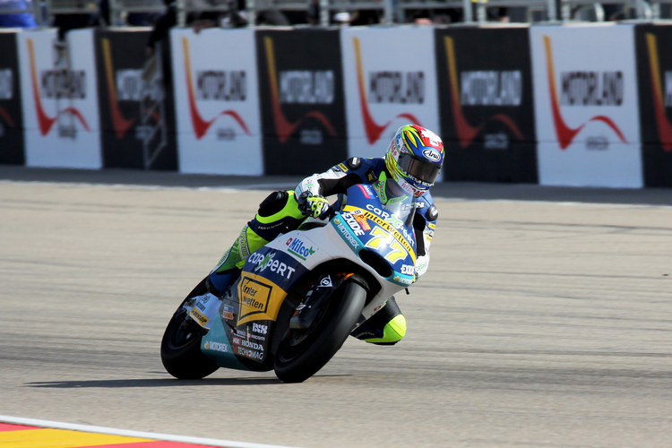 Dominique Aegerter in Aragón