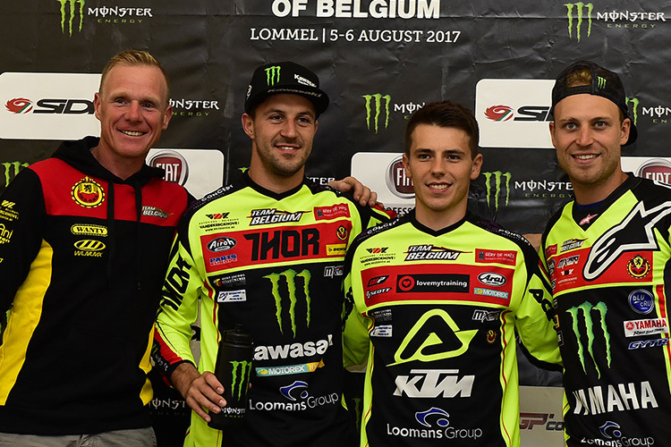 Teamchef Joël Smets tritt mit Clement Desalle, Julien Lieber und Jeremy van Horebeek an