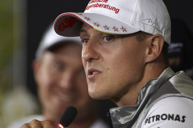 Schumi stand oft im Schatten von Rosberg