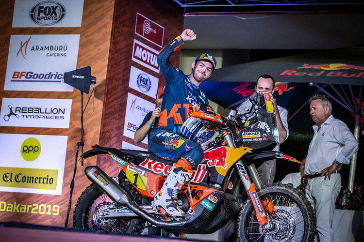 Matthias Walkner: Platz 2 bei der Dakar-Rallye 2019