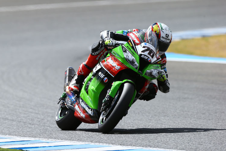 Loris Baz quetschte seine Kawasaki in der Superpole aus