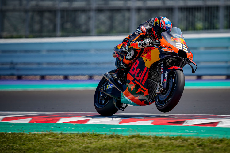 Brad Binder beim Misano-Test