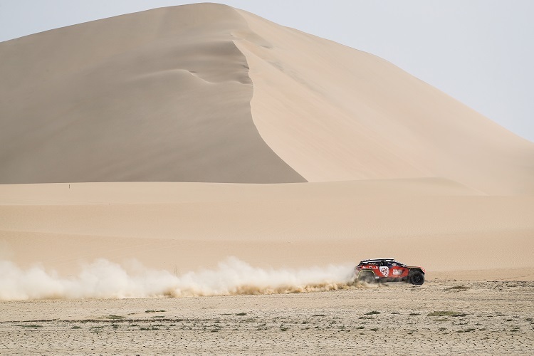 Die hohen Dünen in Peru sollen 2019 die große Herausforderung sein