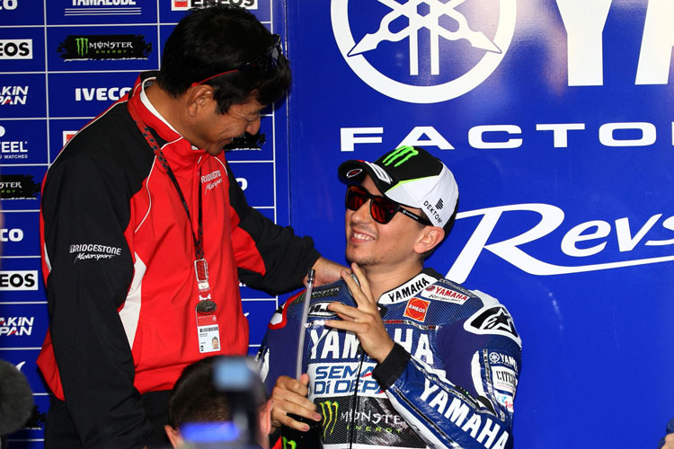 Hiroshi Yamada: Der Motorsport-Manager von Bridgestone war von der Leidenschaft Jorge Lorenzos begeistert
