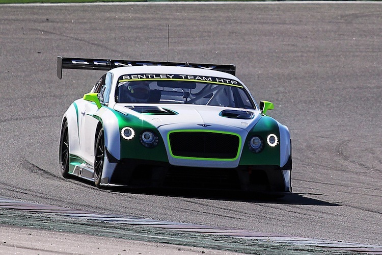 HTP-Bentley beim Test in Portimão