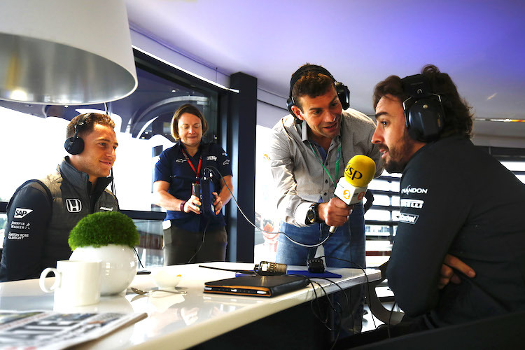 Stoffel Vandoorne und Fernando Alonso