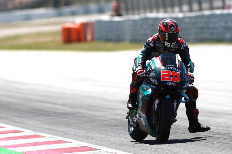 Fabio Quartararo auf seiner Petronas-Yamaha