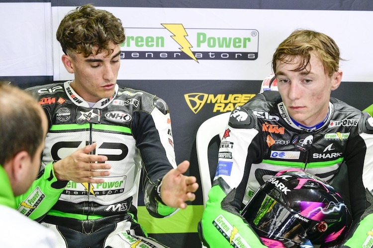 Gesetzt bei CIP: Adrian Cruces (li.) mit Teamkollege Scott Ogden