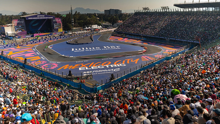 Gut besucht: Der Formula-E-Saisonstart in Mexiko in der letzten Saison.